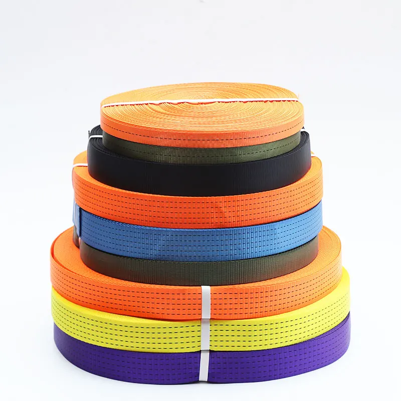 High Tenacity 20/25/32/38/50mm polypropylene webbing strap PP webbing tape strap bag webbing