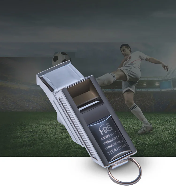 Professional good coach whistle engraved Gold trophy Match Molten Flip grip Gift box referee whistle soccer Ball coach whistle