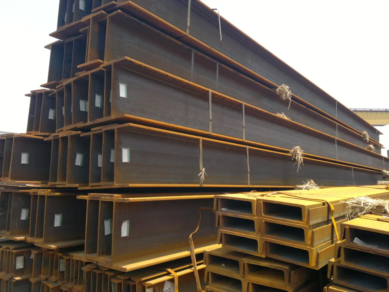 High Quality Q235 steel h-beam sizes H Profile Structural steel h-beams for Building