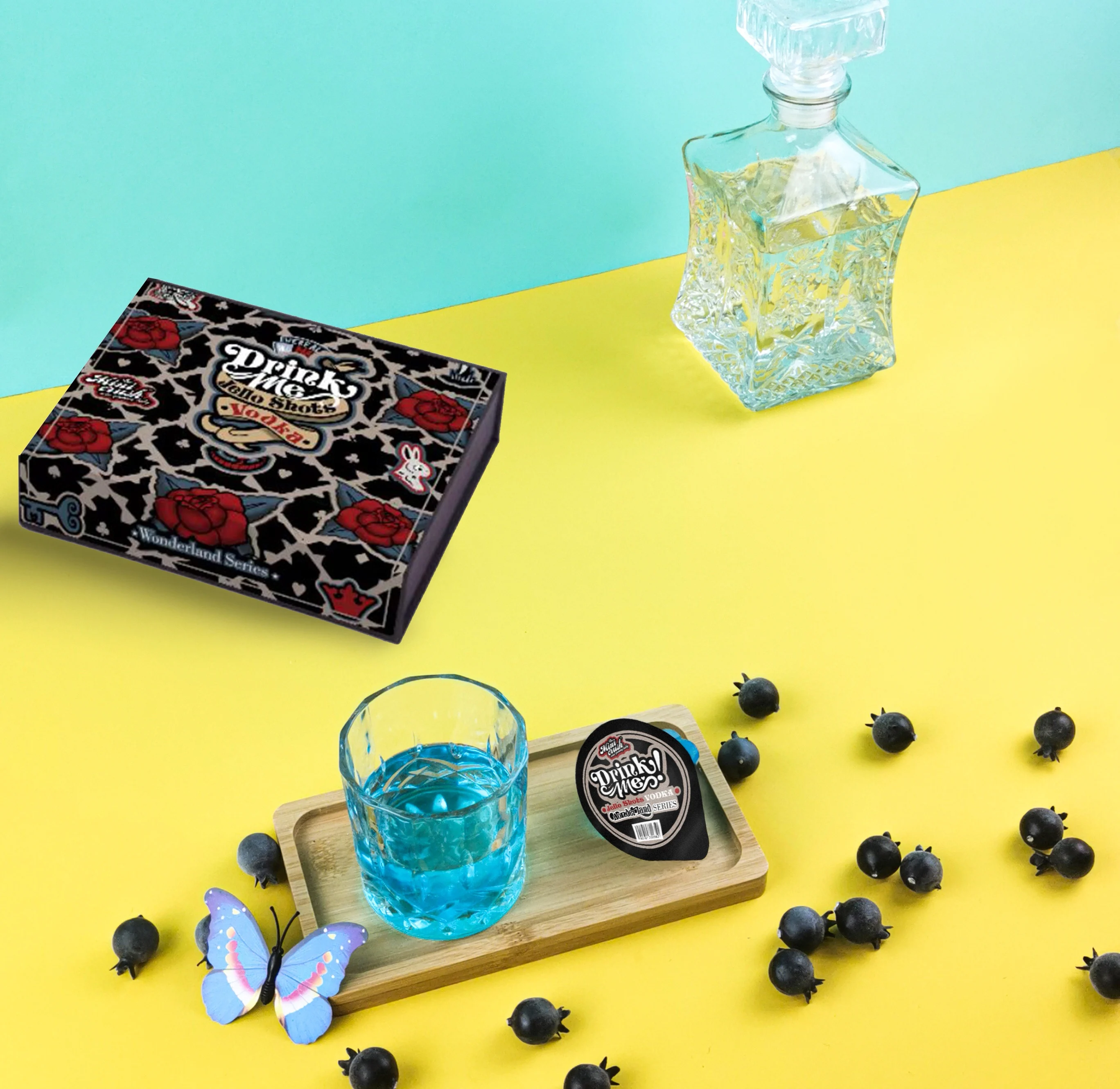 MINICRUSH ready-to-drink candy jelly low-fat alcoholic drinks vegan-friendly snacks for cocktail lovers