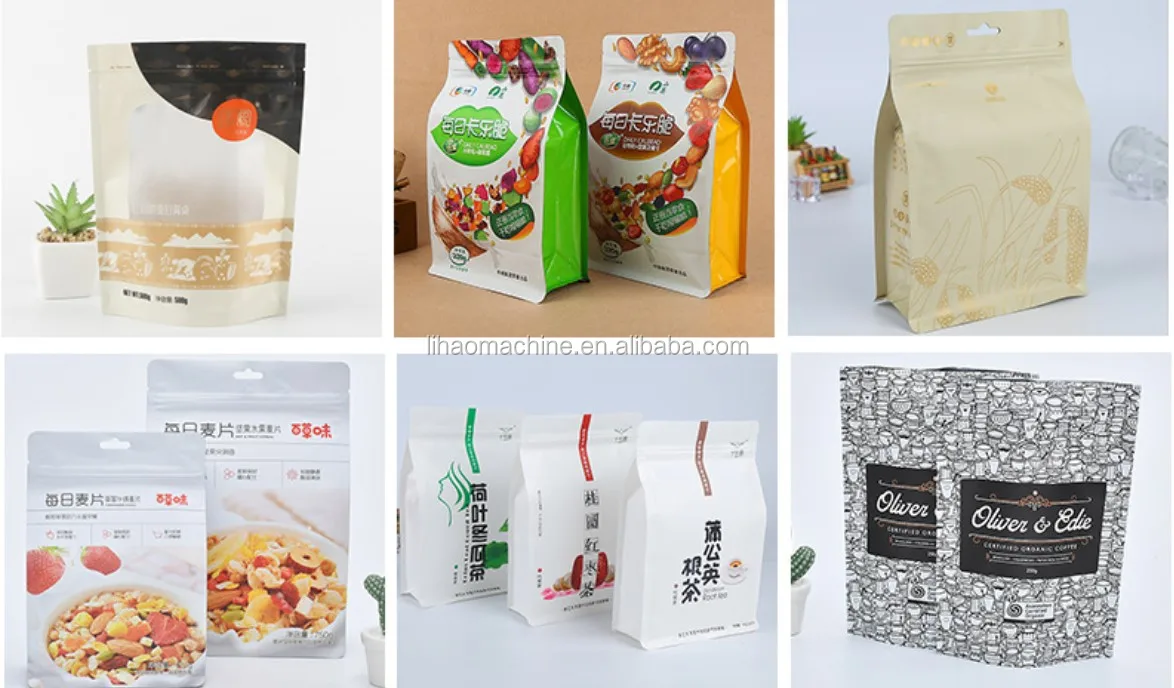 
Stand Up Zipper Pouch Bag Making Machine 