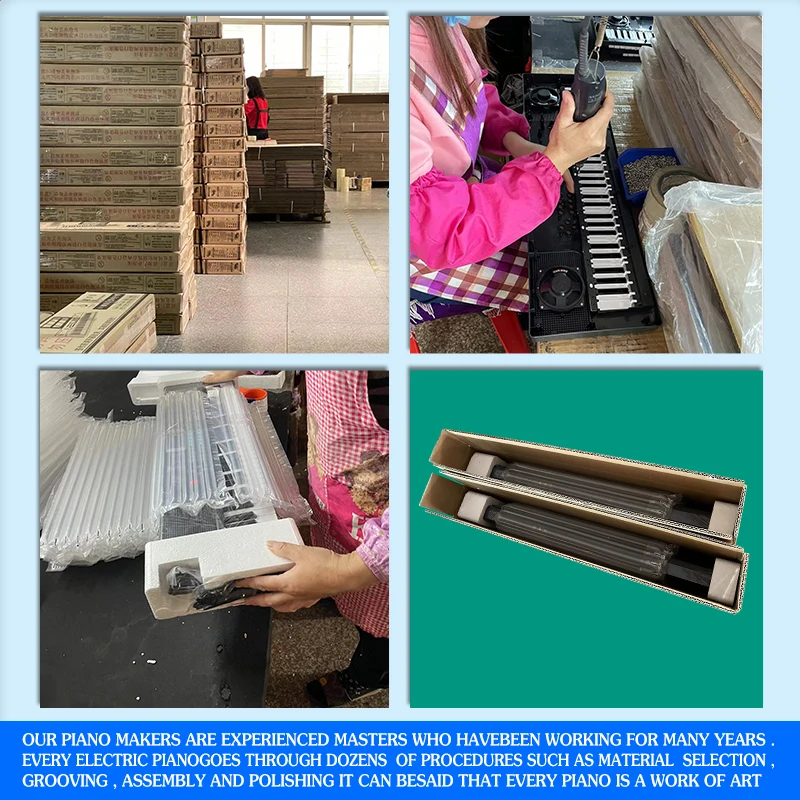 New and Professional Digital Piano Midi Keyboard Organ with Two Speaker Stereo for Beginnings