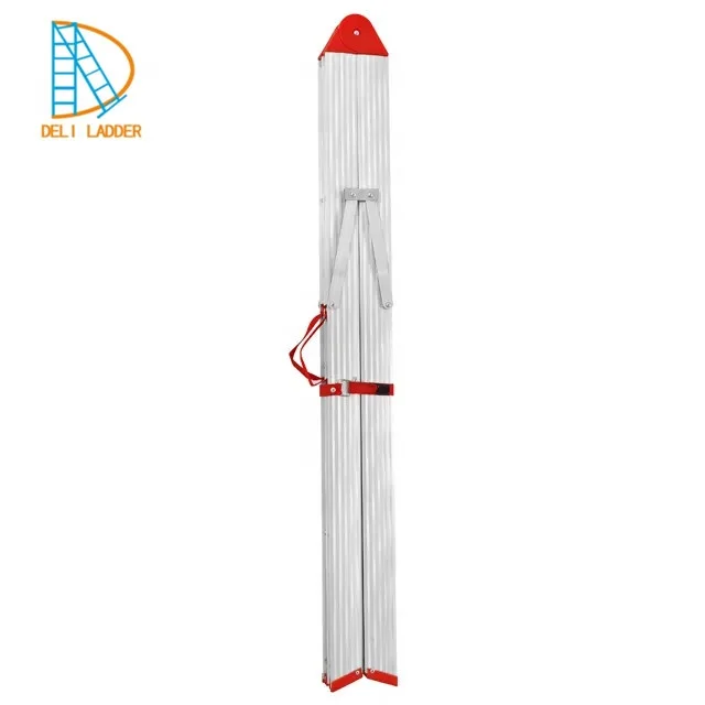 Deliladder  EN131 NEW DESIGN FOLDING STEP LADDERS EASY CARRY ALUMINIUM EXTENSION LADDER