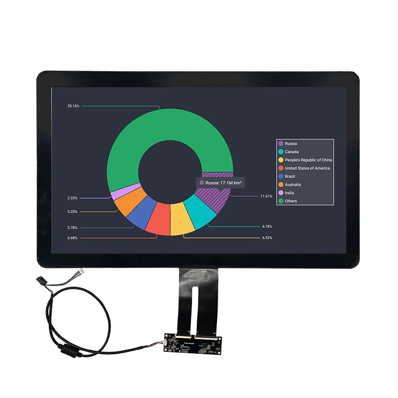 21.5 Inch High Quality Industrial CNC Lcd Digital Capacitor Touch Screen Display