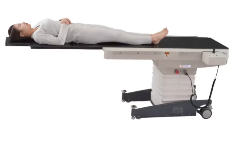 X-Ray C-Arm Angiography Carbon Fiber Interventio Imaging Table Electric Power Source