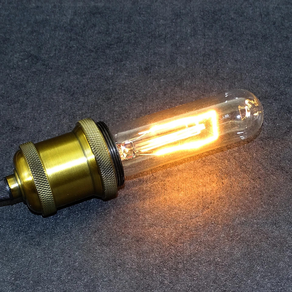 Best Selling T10 T185 T225 T300 Edison Vintage Bulb 25w 40w 60w Retro Lamps E26 E27 B22 T30 Tubular Tungsten Filament Light Bulb