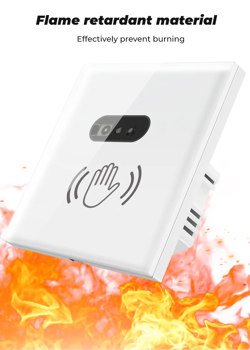 Wall Infrared Sensor Us StandardWave Switch Without Touching The Glass Panel American RAnd Is Mostly Used For Lighting