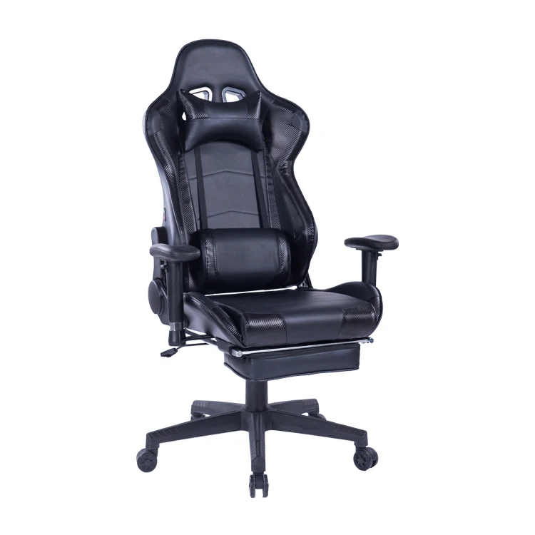 China wholesale kursi gaming gamer chair linkage armrest adjustable racing ergonomic gaming chair malaysia with footrest