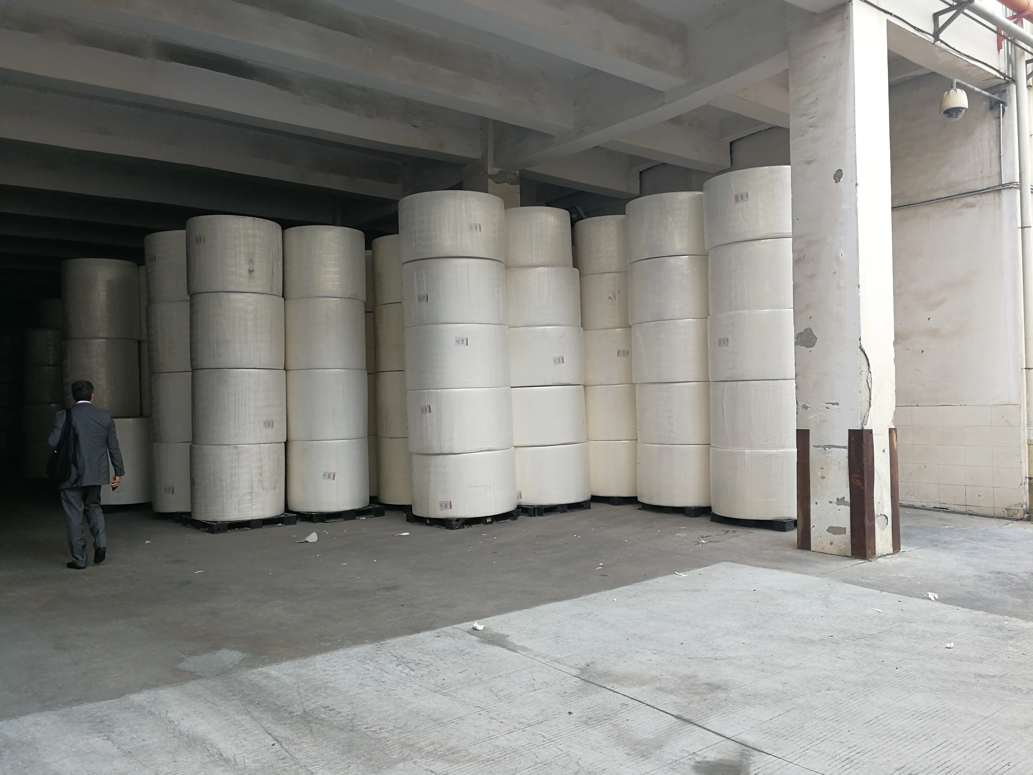 Tissue Parent Reels giant Paper Jumbo Roll Paper Jumbo Roll Core Core Virgin Wood Pulp Material thermal toilet parent reels USA