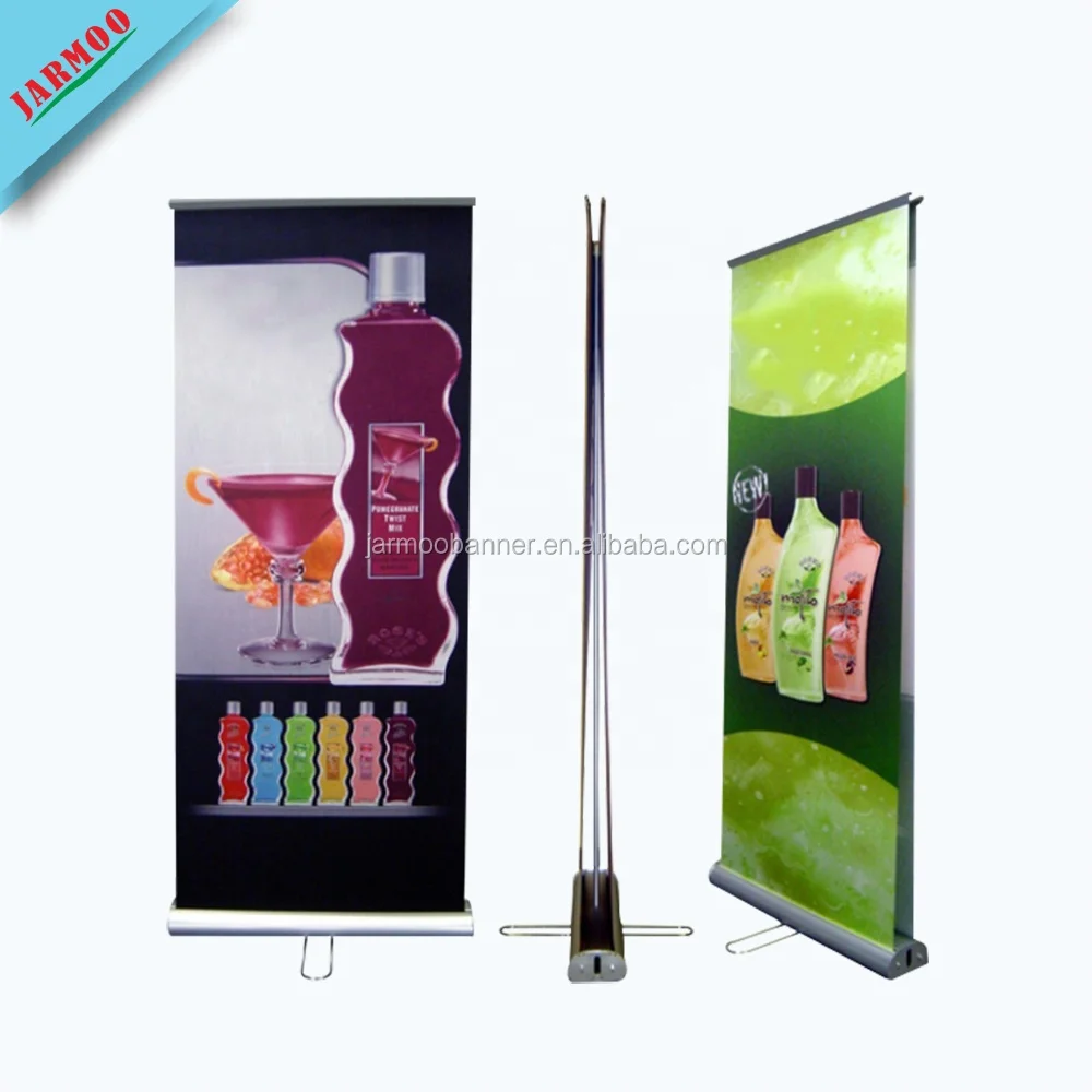Customized Rollup Banner Stand 85X200 Retractable Roll Up Banners Stand Banner Stand Roll Up