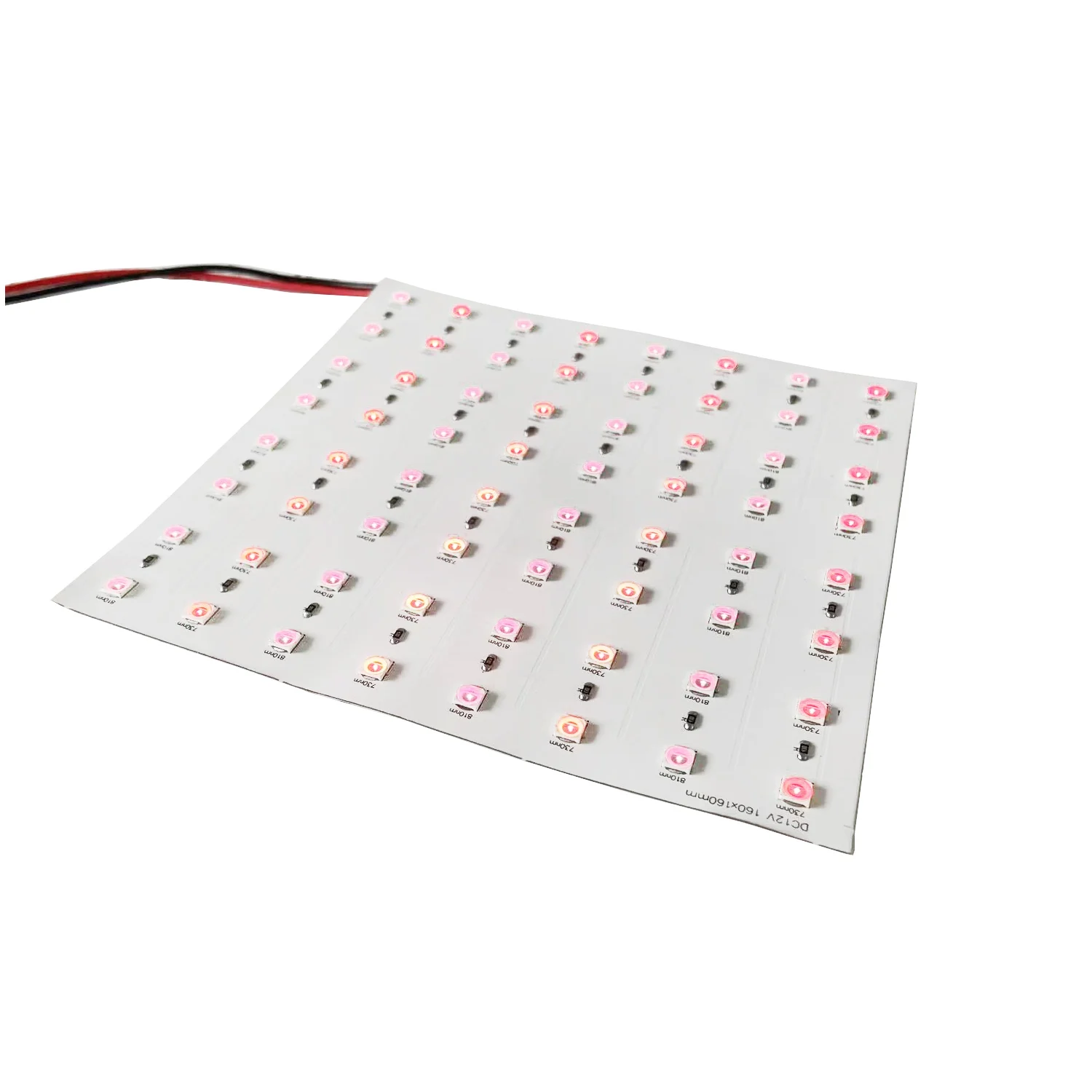 Custom Square Scalloped Soft Flexible PCB board for Advertisement LED Light Board Display