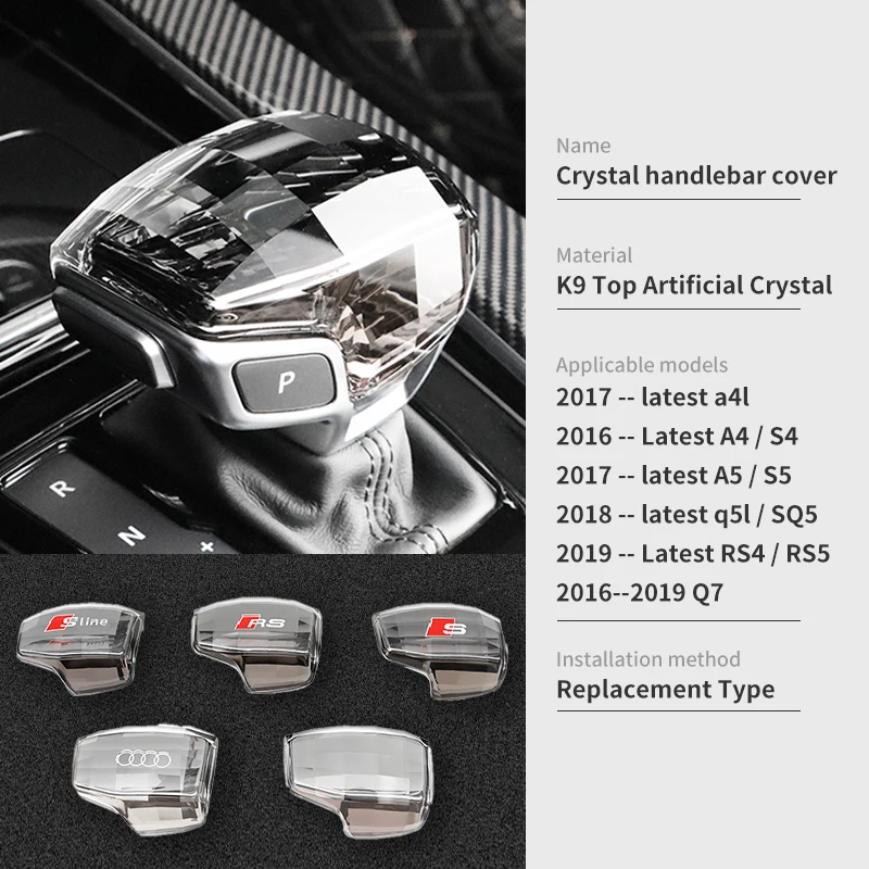 2022 new Real K9 Crystal Gear Shift Knob car gear shift crystal car accessories for different car models