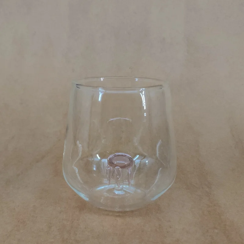 Manufacture Creative Amber Coral Model Cute Glass Water Mug/Drinking Glass Mug/450ml Creative Glass Mug for Online Shops Sale