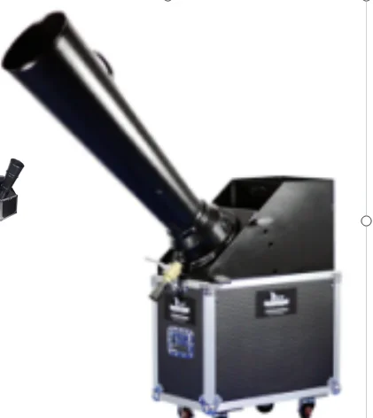 Professional small CO2 rainbow confetti cannon wedding confetti blower cannon machine mini CO2 confetti cannon can be DMX512