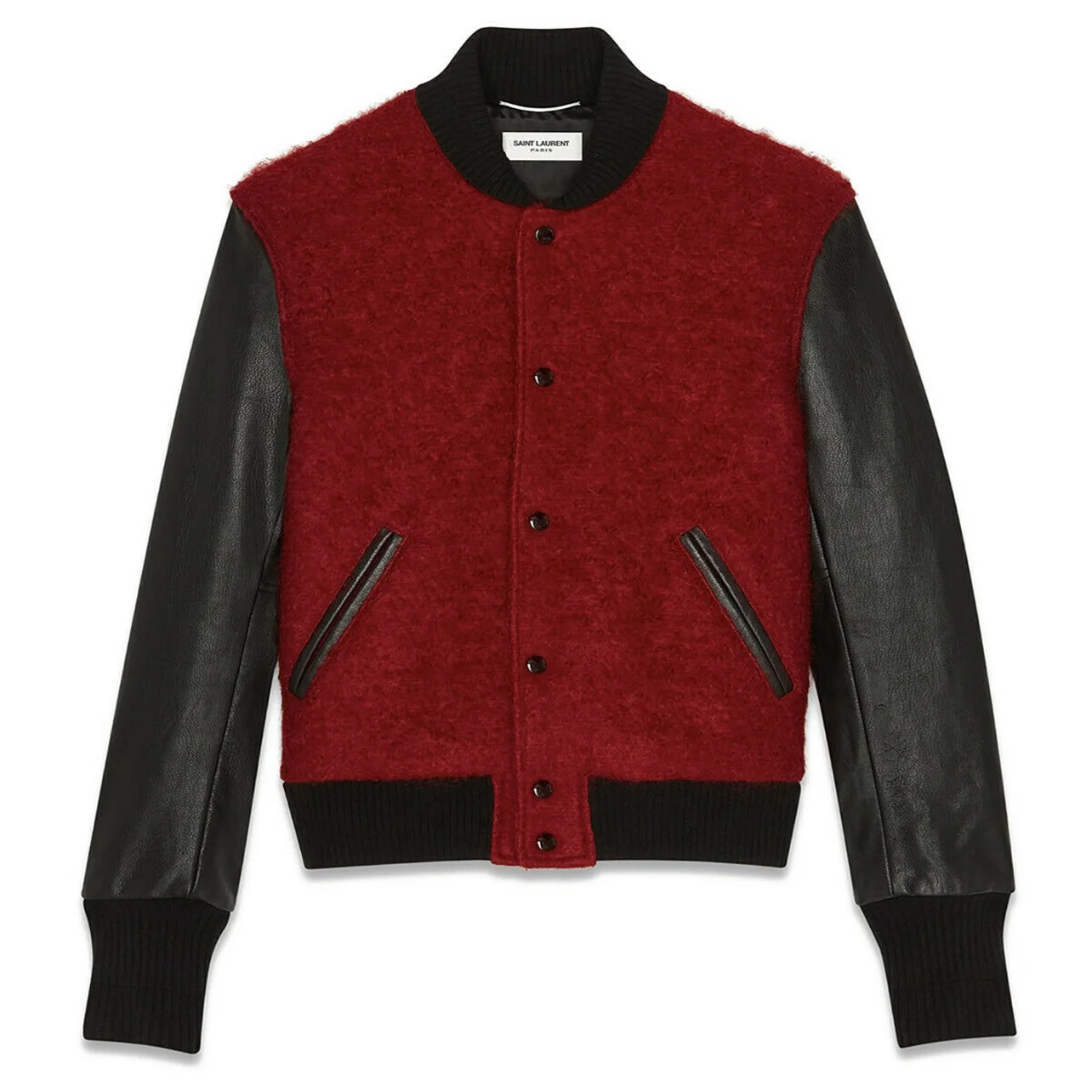 Custom letterman baseball jacket with custom brand logos name and numbers for custom branding/school/college/class