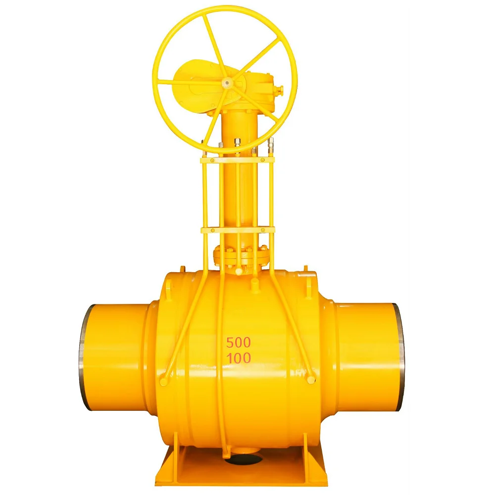 Long Steam Buried Welded Ball Valve Extension rod double release fully welded ball valve