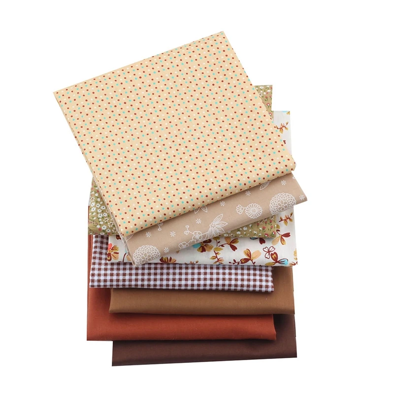 Coffee Color Fabric Cloth Of Handmade Sewing Baby Children Dress fabric