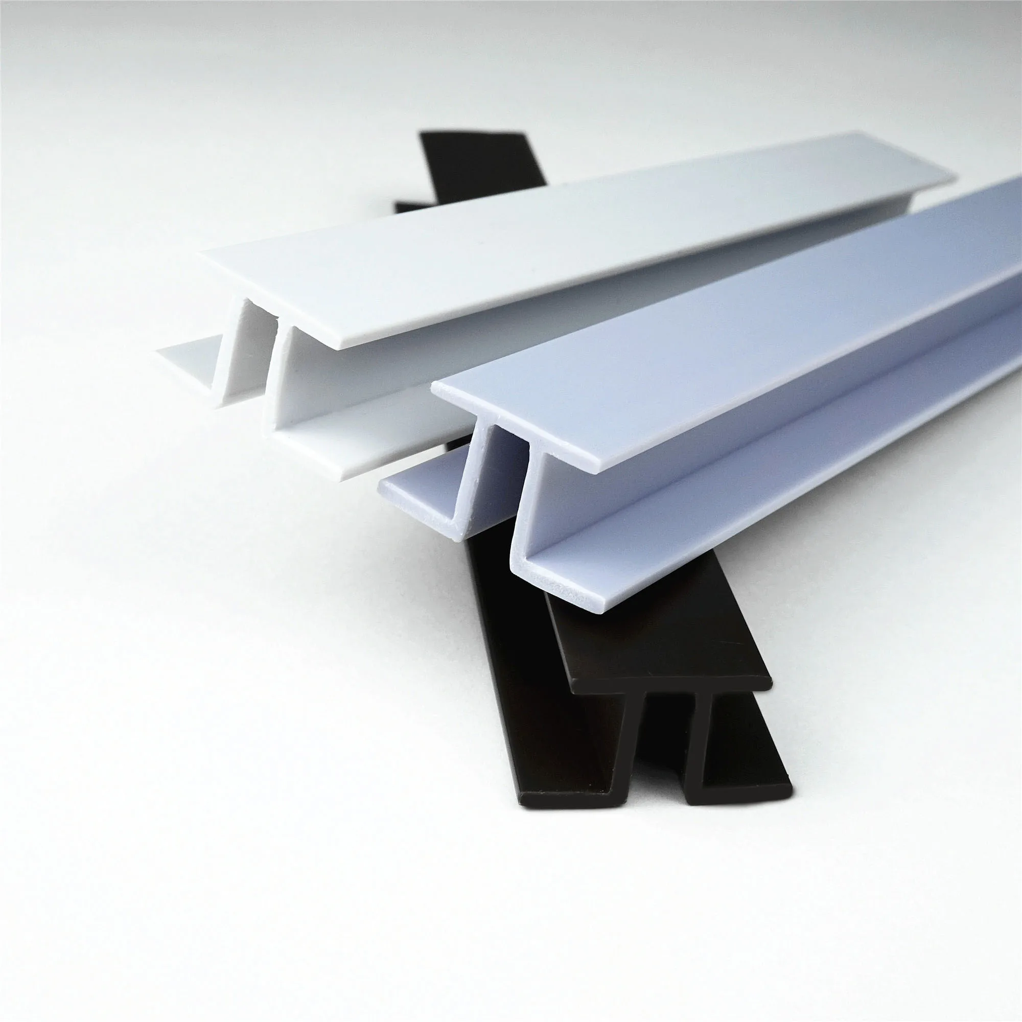 Plastic ceiling curtain track glider sliding runners PVC door curtain roller runners vinyl blinds with track