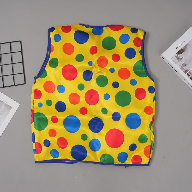 Wholesale New Halloween Festival Clown Vest Costume Hat Stage Party Costume Bow Tie Performance Props Custom Logo Free