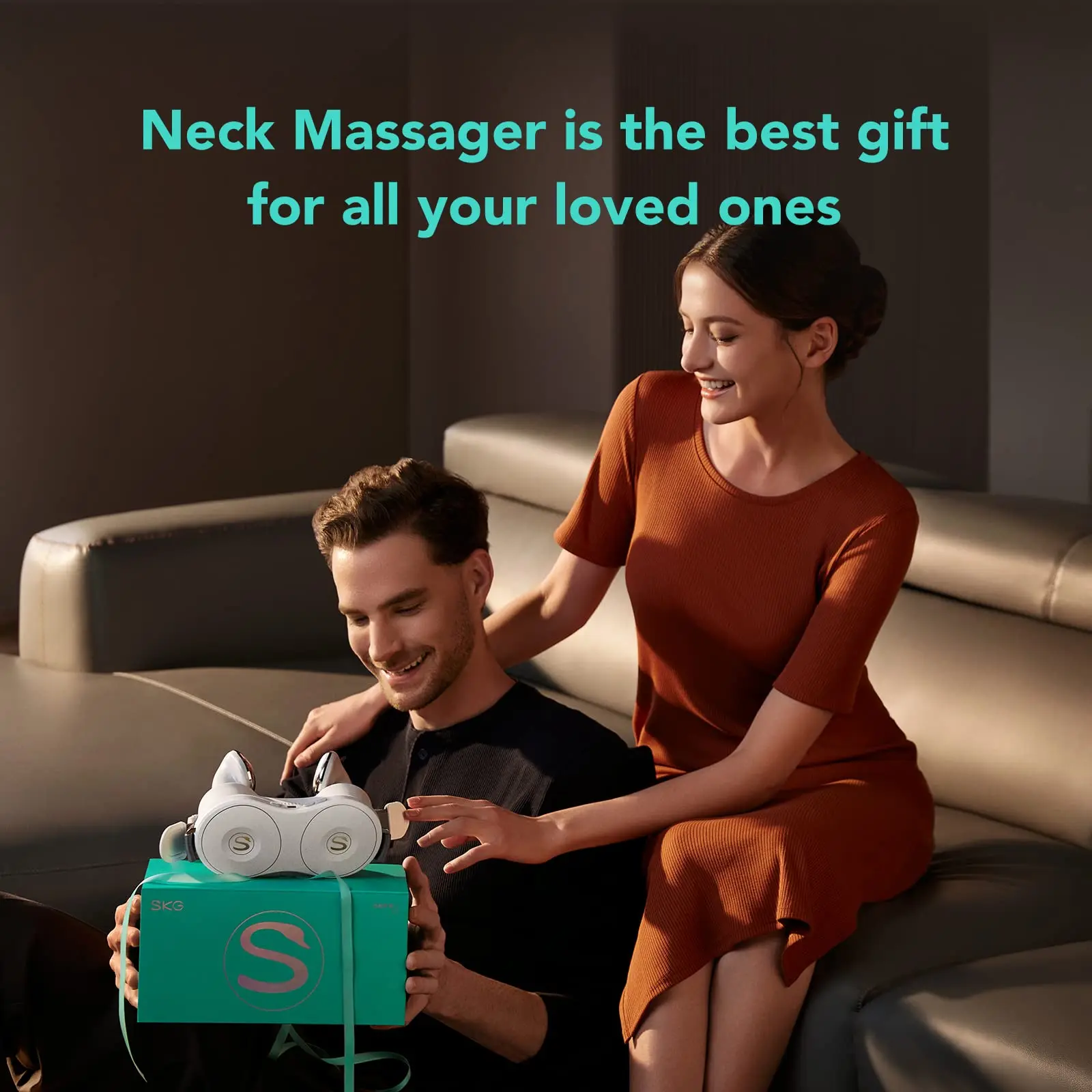 Portable Neck and Shoulder Massager with 2200mAh Battery - SKG H7