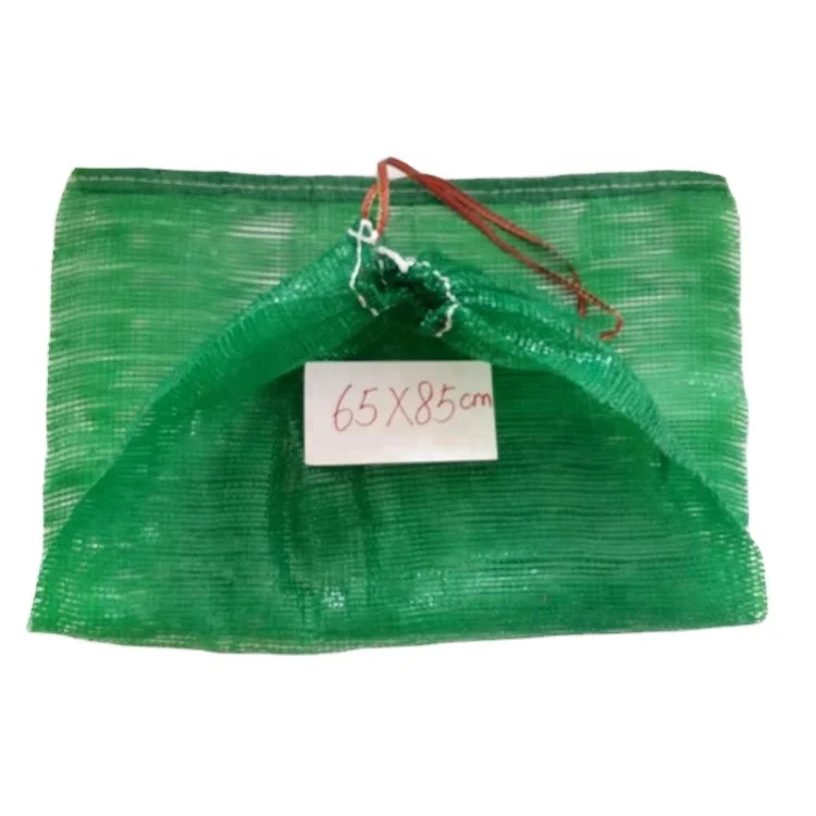 wholesale mesh bag 50*90cm 45kg for onion firewood potato mesh bag