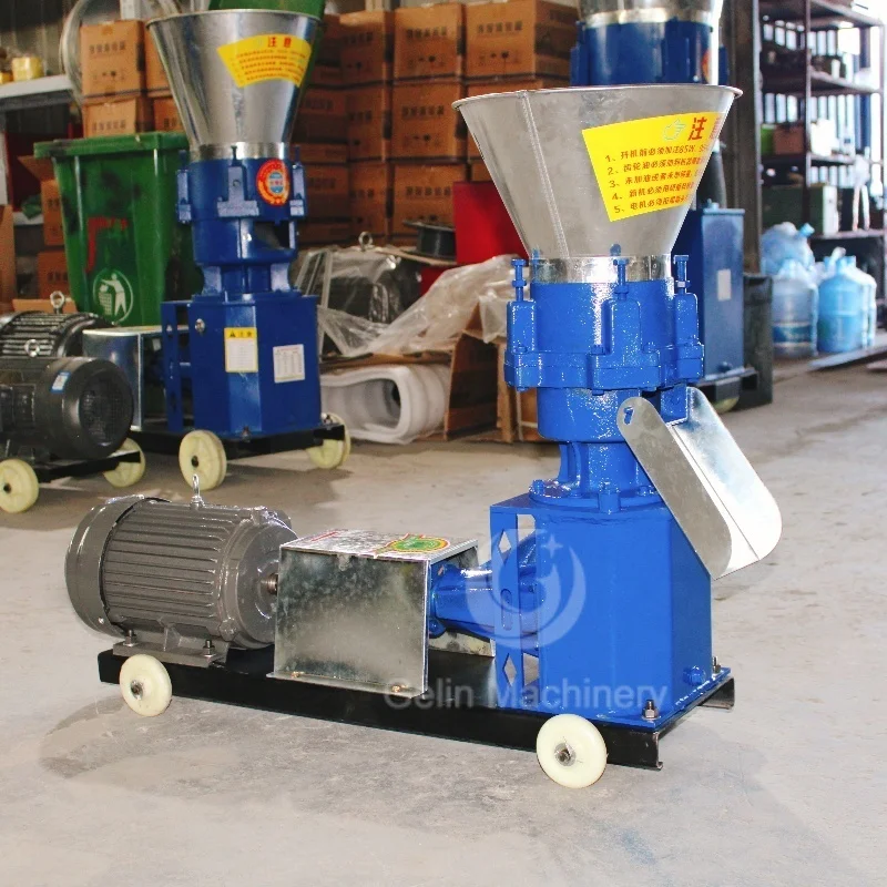 Direct selling small household pelletizer animal pellet Straw soybean meal feed pellet machine