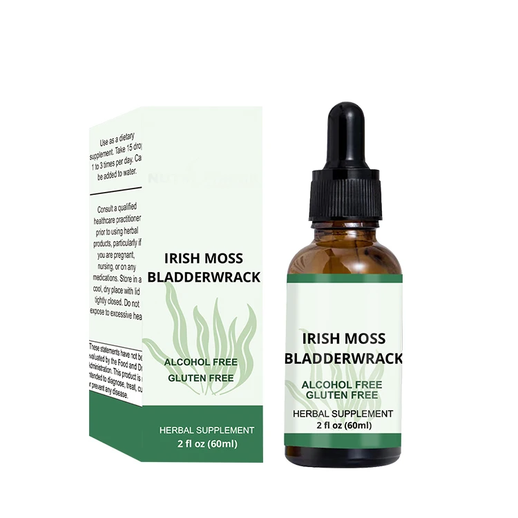 Private Label Natural Liquid Sea Moss Drops Immunity Booster Thyroid Support Sea Moss Oral Liquid Tincture