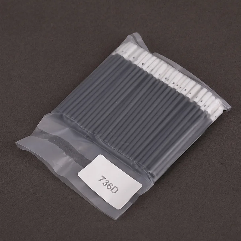 Black handle Professional High Density Pointed Point Tip printhead foam cleaning sponge swabs
