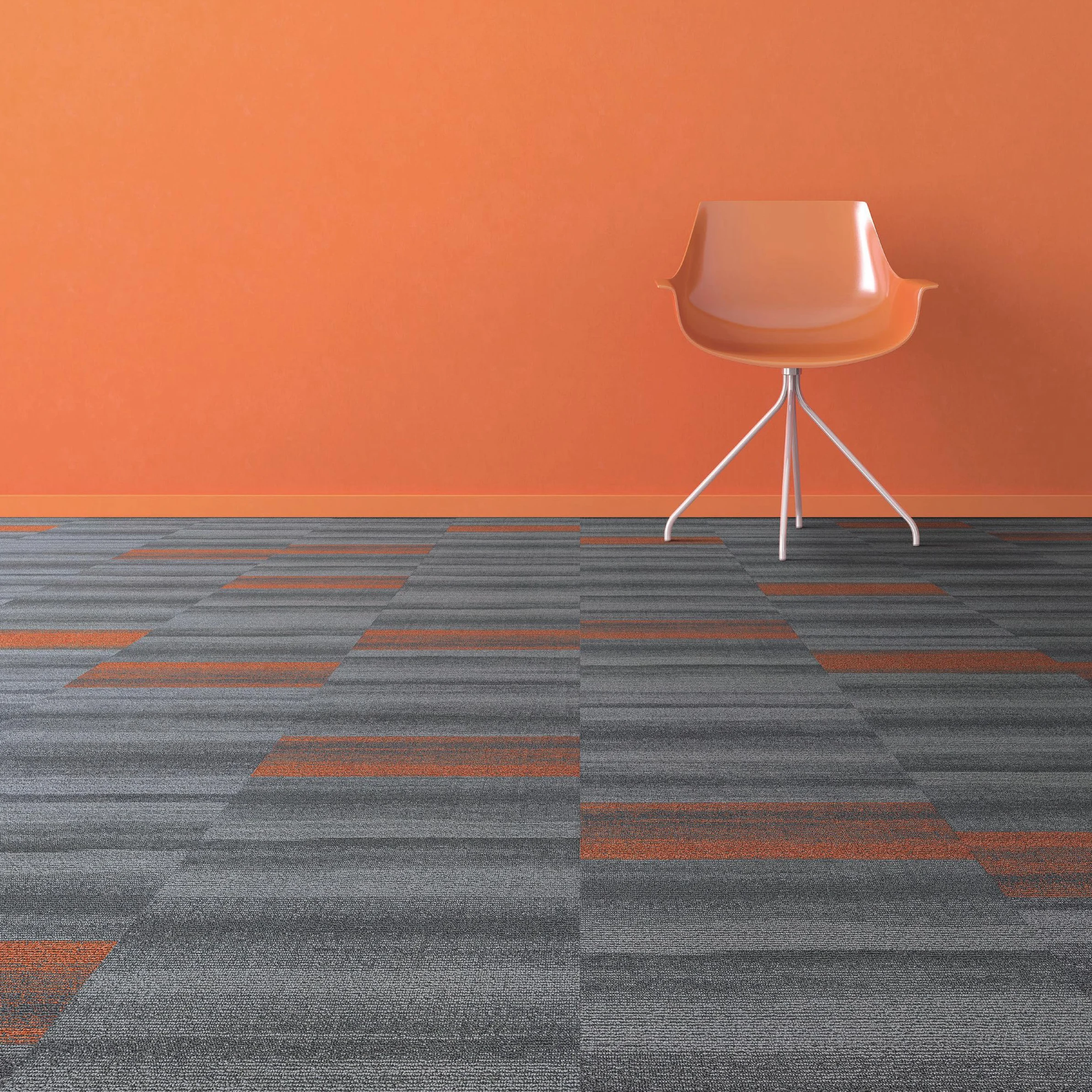 Shaw Floors 100% Nylon Tile Carpet Chinese 2023 New Modern Brown Loop Pile Square Commercial Office Carpet Tiles 50x50