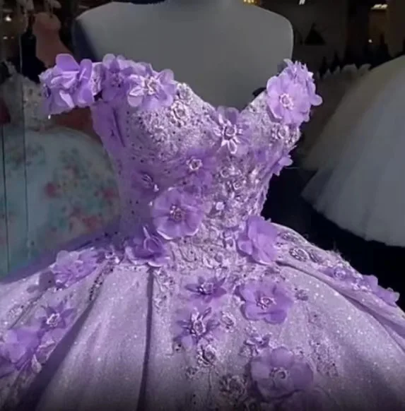 New Sweetheart Ball Gown Beaded Quinceanera Dresses 15 Long Sleeve Corset Dress Princess Sweet 16 15 Vestidos De Fiesta
