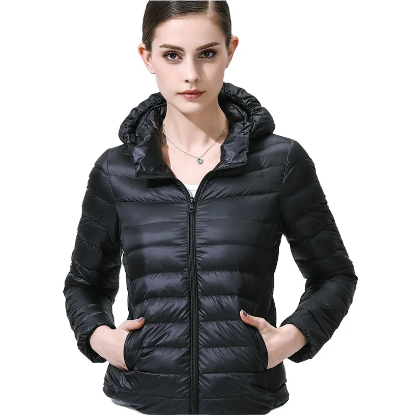 black girls down-filled pink waterproof coat red light weight winter jacket