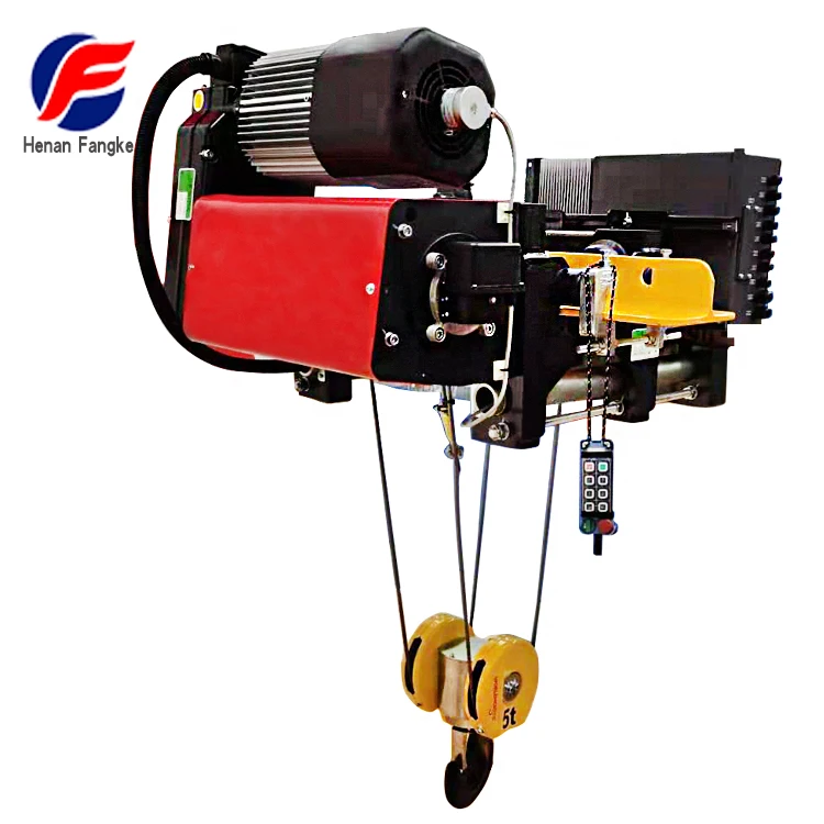 
European electric wire rope hoist 5 ton 10 ton 30 meters pulling lift machine pulley with motorized trolley 