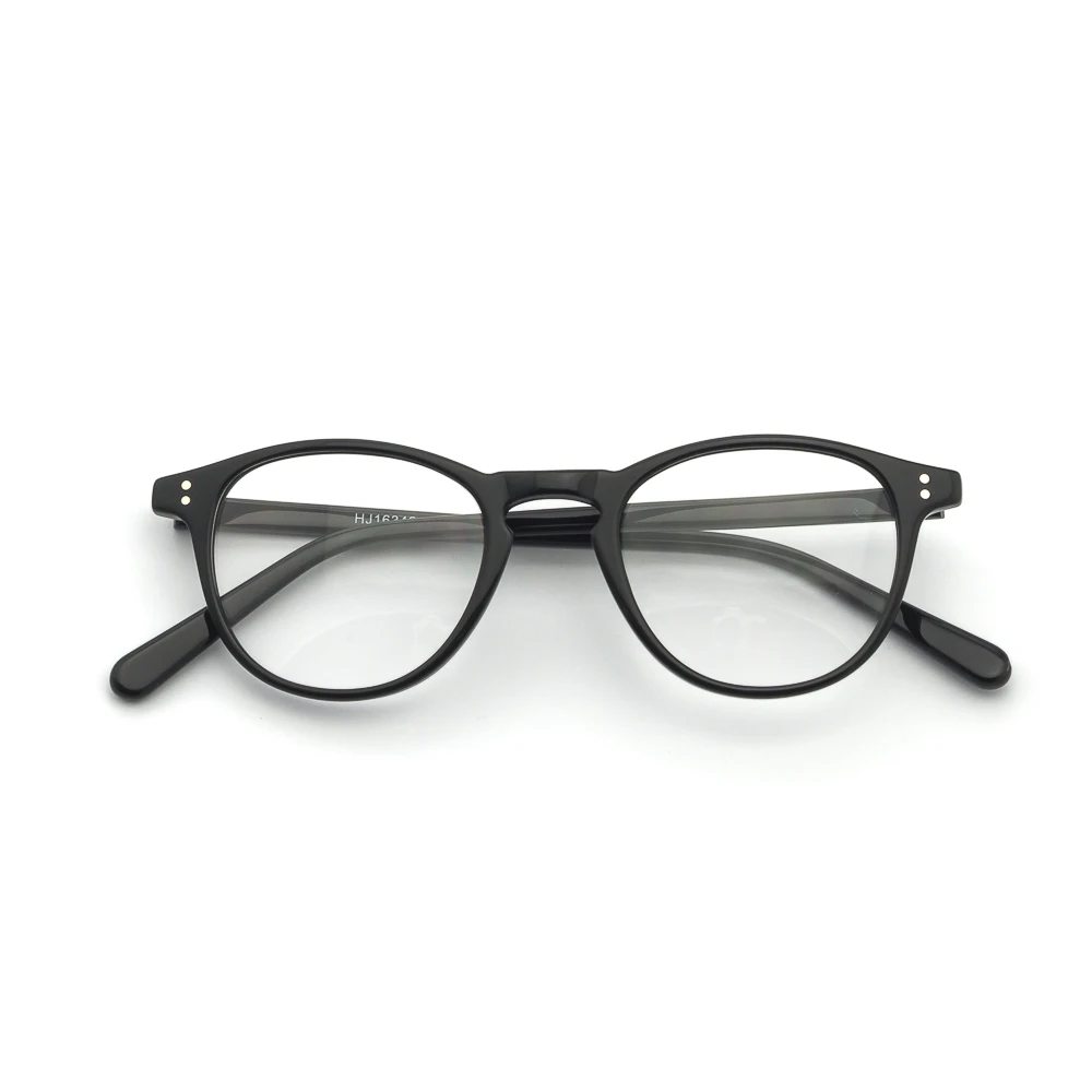 Latest glasses frames for girl wholesale optical frames women glasses acetate round frames metal temple