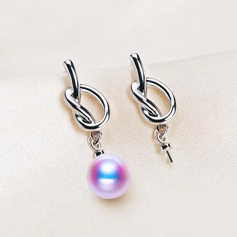 Wholesale Pearl Earrings Mountings Ear Hook Mounts Whole Body Gold Plating No.23