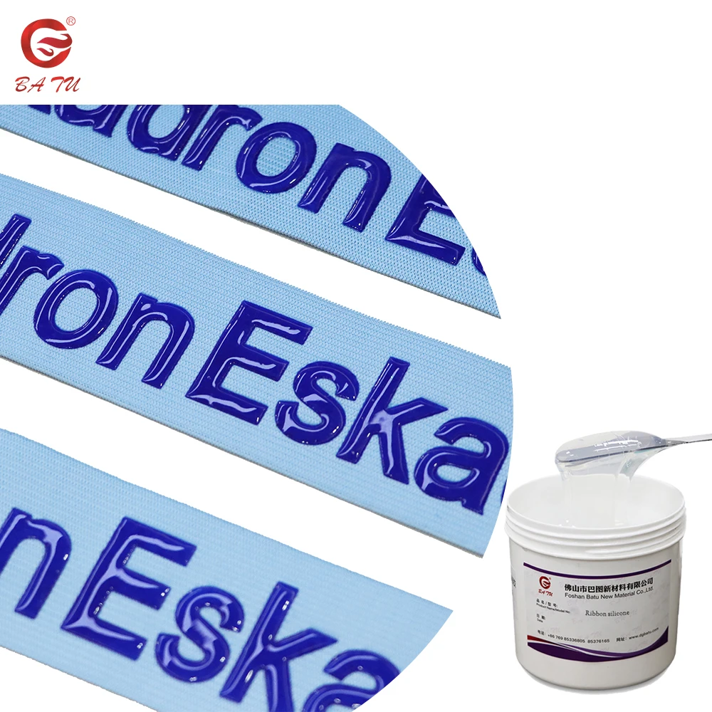 Source Manufacturer Produce Ribbon Silicone For Screen Printing On Ribbon Textiles.
