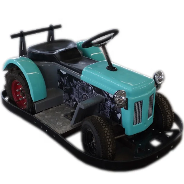 Синий четырехколесный Электрический Трактор Go-Kart настраиваемый детский игрушечный автомобиль 200cc двигатель с прямым заводом