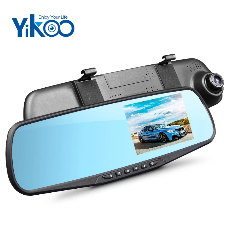 Full HD 1080P Car Dvr Camera Dual Lens Rearview Mirror Digital Video Recorder Back Car Black Box Dvr Camera Camcorder