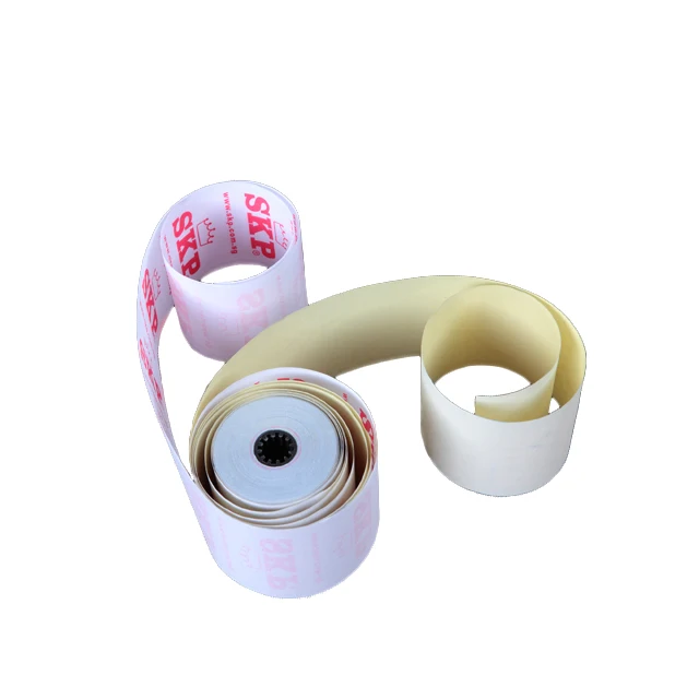 Wholesale cash register Paper 75mm*75mm 3 Ply Carbonless Thermal Roll