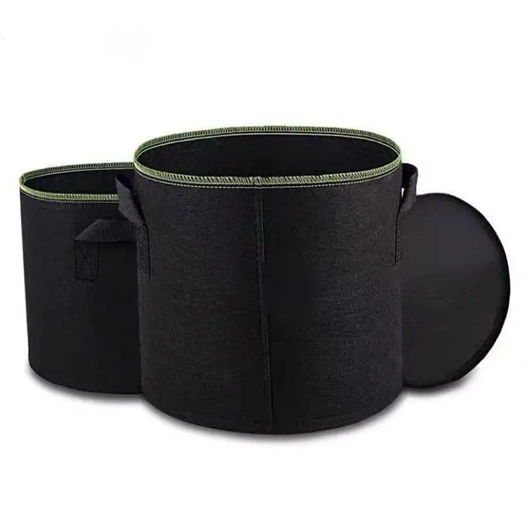 Planter Garden Potato Felt Fabric Plant Grow Bags Pots For Plants With Tray