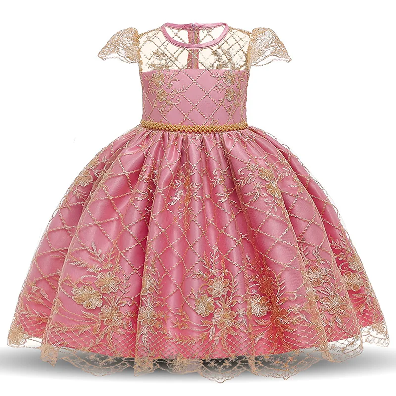  Vestidos de ninas 2021 детское платье с блестками для малышей праздничное платье-пачка подружки невесты Цветочное
