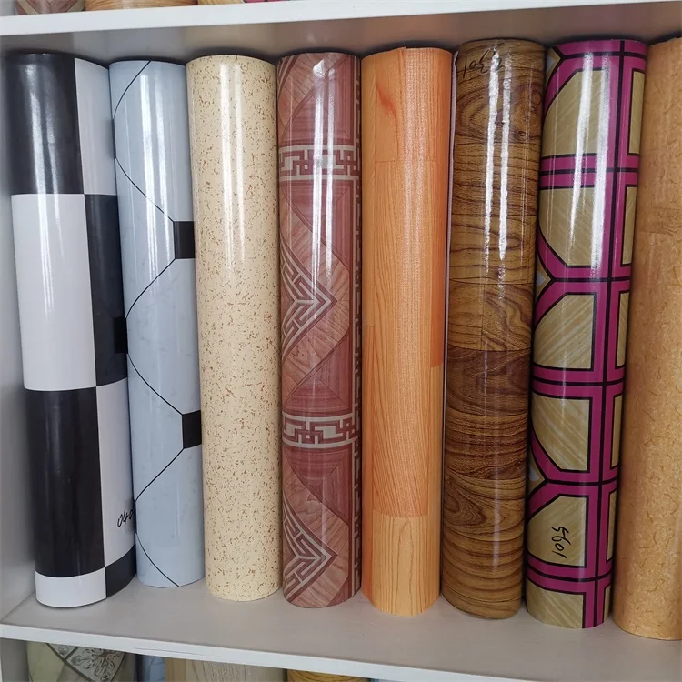Best selling great quality cheap price PVC Material and Indoor Usage vinyl flooring from roll matte linoleum vinyl /pvc floor ma