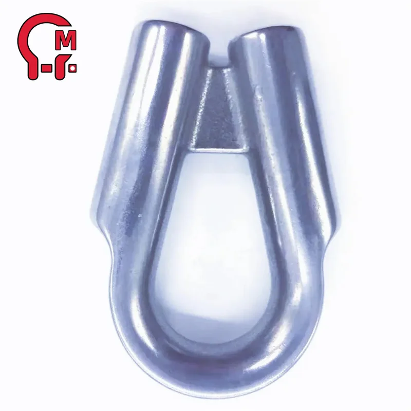 HLM Super supplier hardware rigging high polished stainless steel tube wire rope thimble