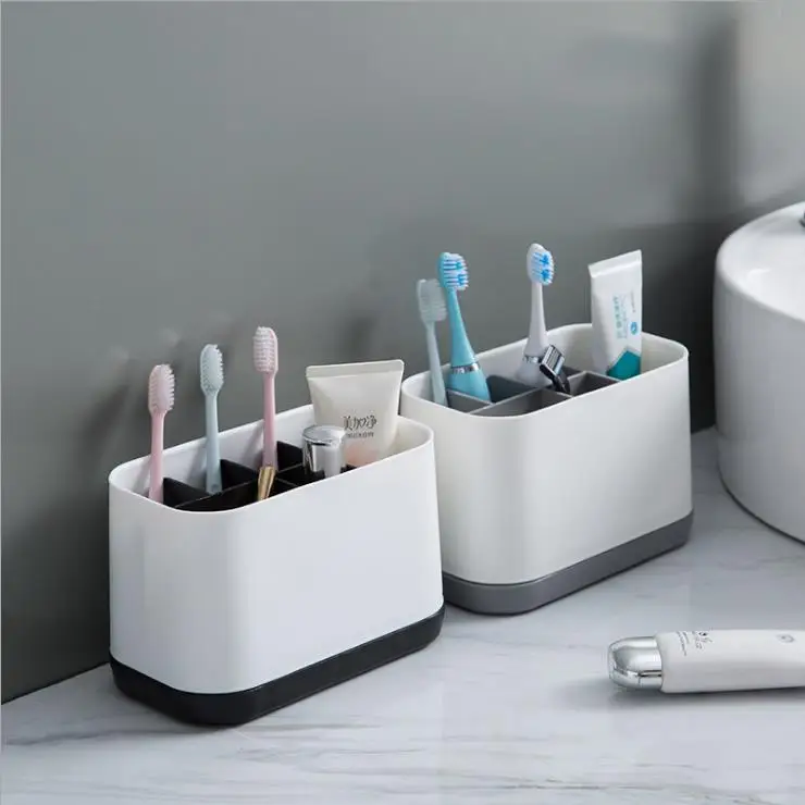 bathroom shelf debris rack Toothbrush toothpaste detachable storage rack