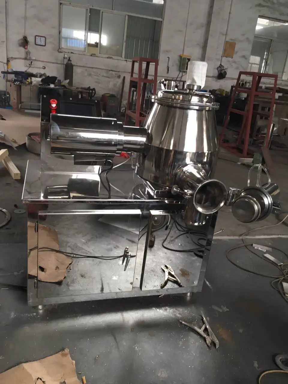 High Speed Powder Pellet Mixer Granulator For The Pharmaceutical Industry Granulating Small Machinery