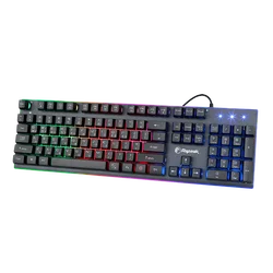 Factory Wholesale Mechanical Feel RGB 104 Keys Office PC Laser Wired Professional Gaming Keyboard