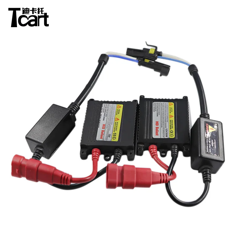 Автомобильная ксеноновая лампа Tcart 12 в 35 Вт сверхтонкий ксеноновый балласт дальний/ближний свет H4 автомобильный дальний и ближний сменный комплект HID