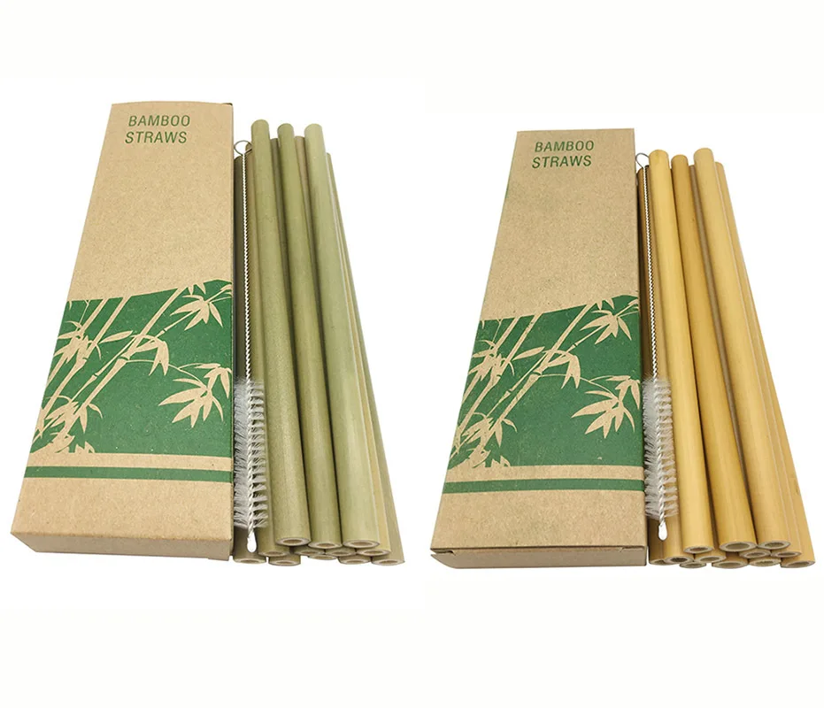 Wholesale Amazon top seller 2021 green bamboo straw sustainable eco friendly products