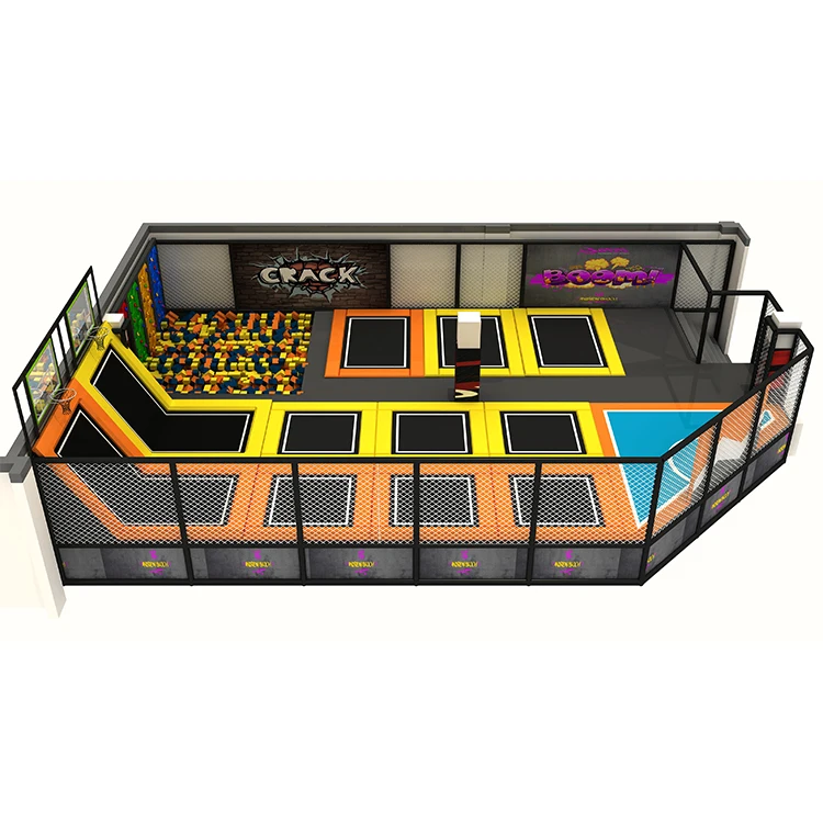 Commercial Jump Trampoline Indoor Trampoline Parks Equipment Bungee Trampoline Park for Kids And Adults