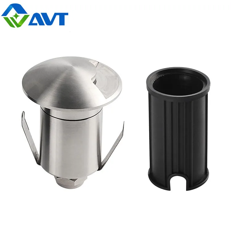 AVT 304 316 Stainless steel recessed  in ground concrete  light LED 12V IP67 IP68   Driveway light