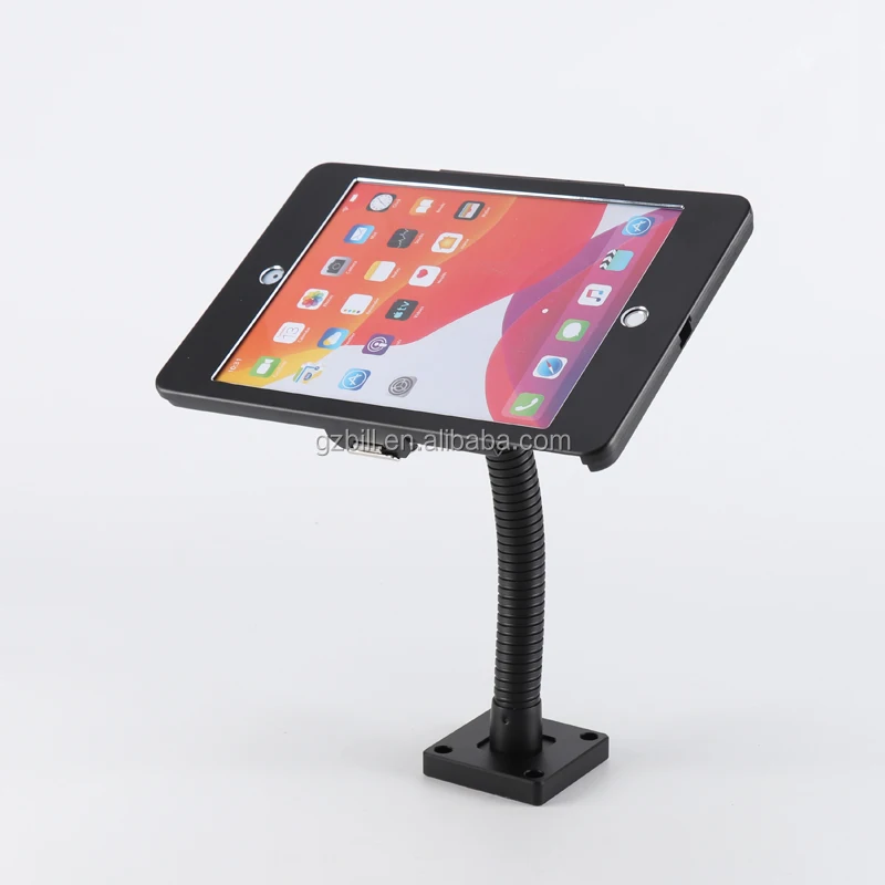  Для iPad 10 2 дюймов безопасное крепление дисплей Настольный держатель с гибкой гусиной шеей для ресторана меню